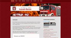 Desktop Screenshot of feuerwehr-meerane.de